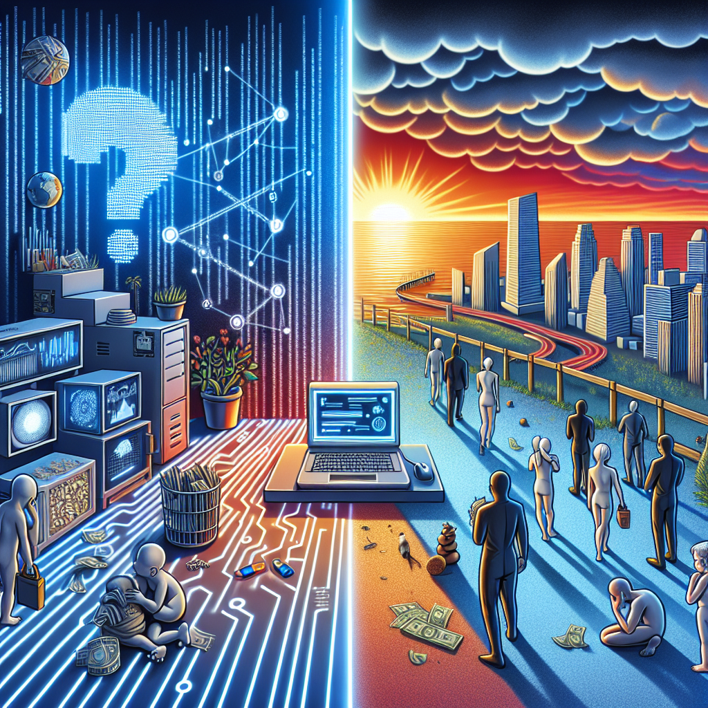 "AIによる犯罪予測システムの技術と倫理的対話を示す画像 - 社会的影響を考察し未来への展望を探る"