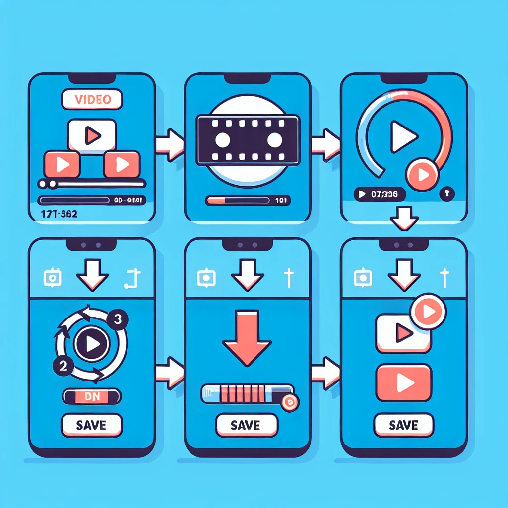 "FBビデオをダウンロードする方法のステップバイステップガイドの画像 - Facebookビデオを簡単にダウンロードする手順を示すビジュアルガイド"